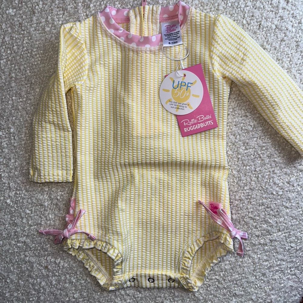 Ruffle Butts swimsuit 6-12 months